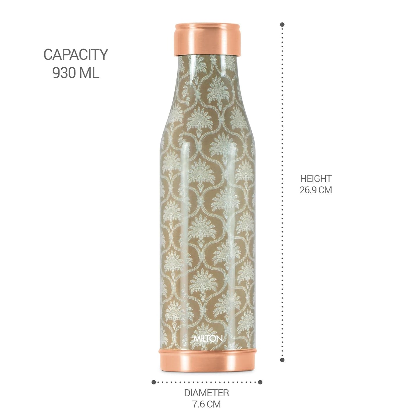 Milton  1000 Copper Charge Design Water Bottle | 1 Pc