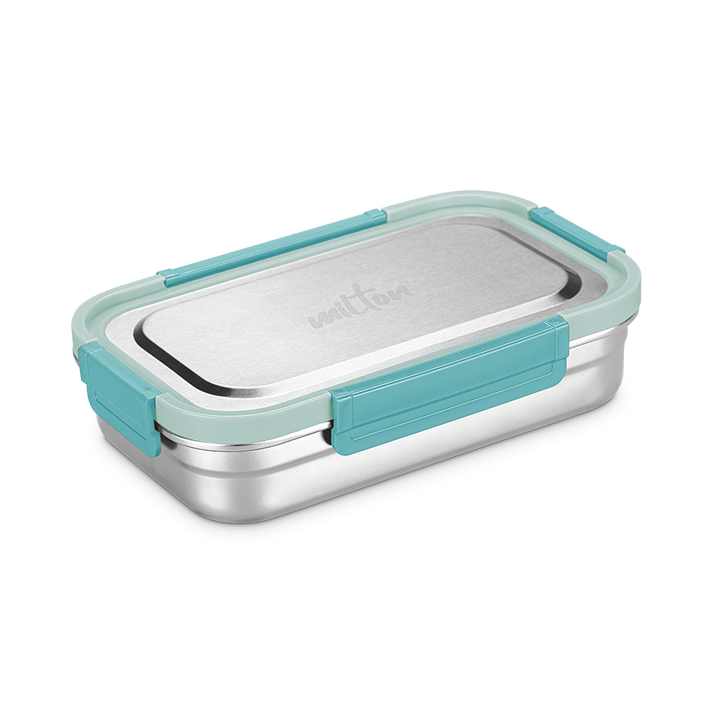 Milton Home Meal Stainless Steel Airtight Leak Proof Lunch Box | Set of 2