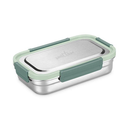 Milton Home Meal Stainless Steel Airtight Leak Proof Lunch Box | Set of 2