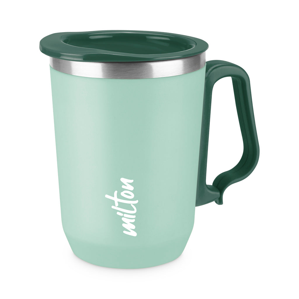 Milton Cool Touch Deccan Mug with Lid | 350 ML | 1 Pc