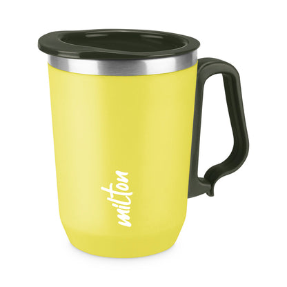 Milton Cool Touch Deccan Mug with Lid | 350 ML | 1 Pc