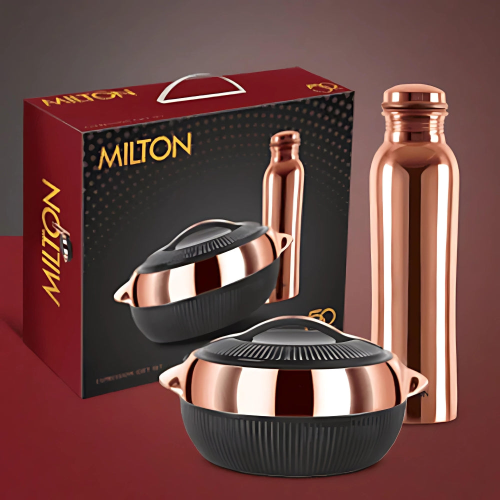 Milton Expression Gift Set - Fiesta 1500 Casserole + Copperas 1000 Bottle - 1