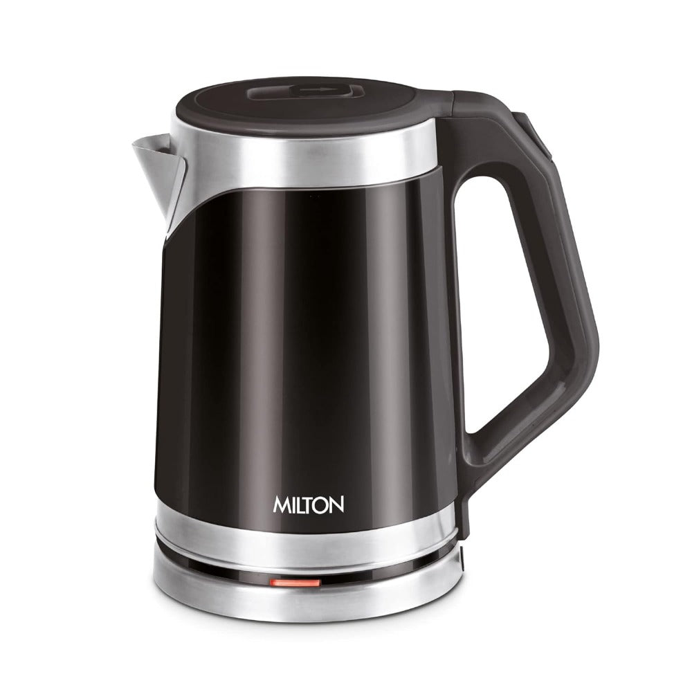 Milton Euroline Vienna Electric 1.8 Stainless Steel Electric Kettle | Black - 1