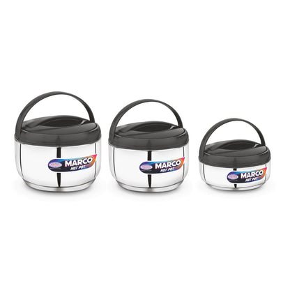 Asian Marco Stainless Steel Insulated Casserole Set - 5