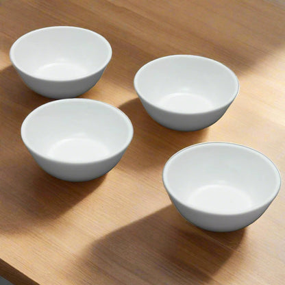 Clay Craft Basic Bowl Nano Set | White | Set of 4 Pcs-3