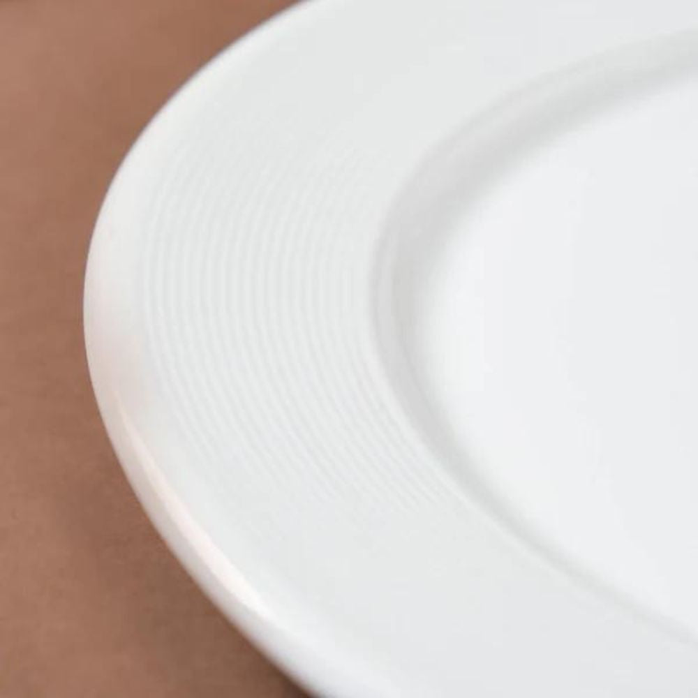 Clay Craft Basic Quarter Plate Georgian | White | 1 Pc-3