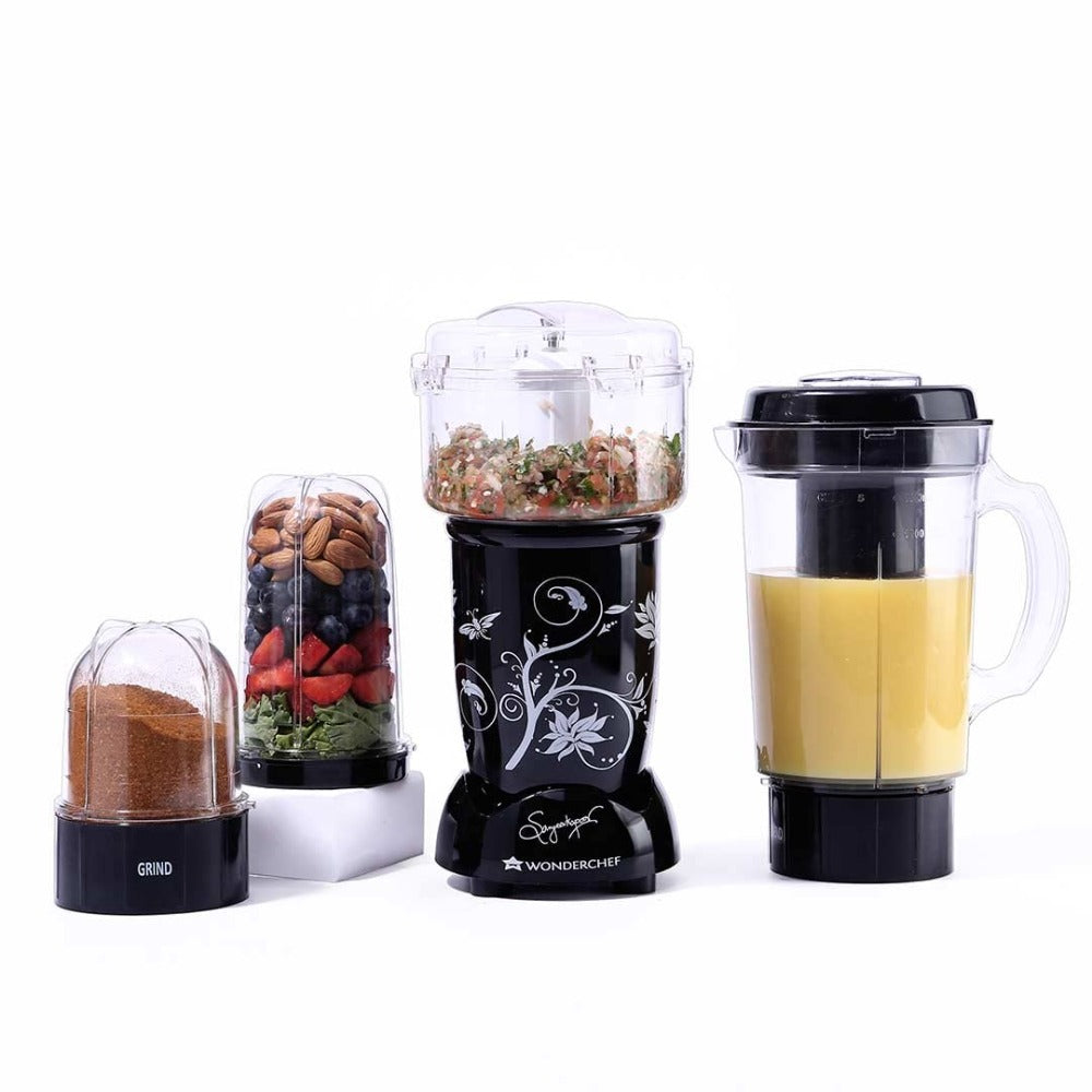 Wonderchef Nutri-blend 400 Watts CKM Juicer Mixer Grinder with 4 Jars - 1