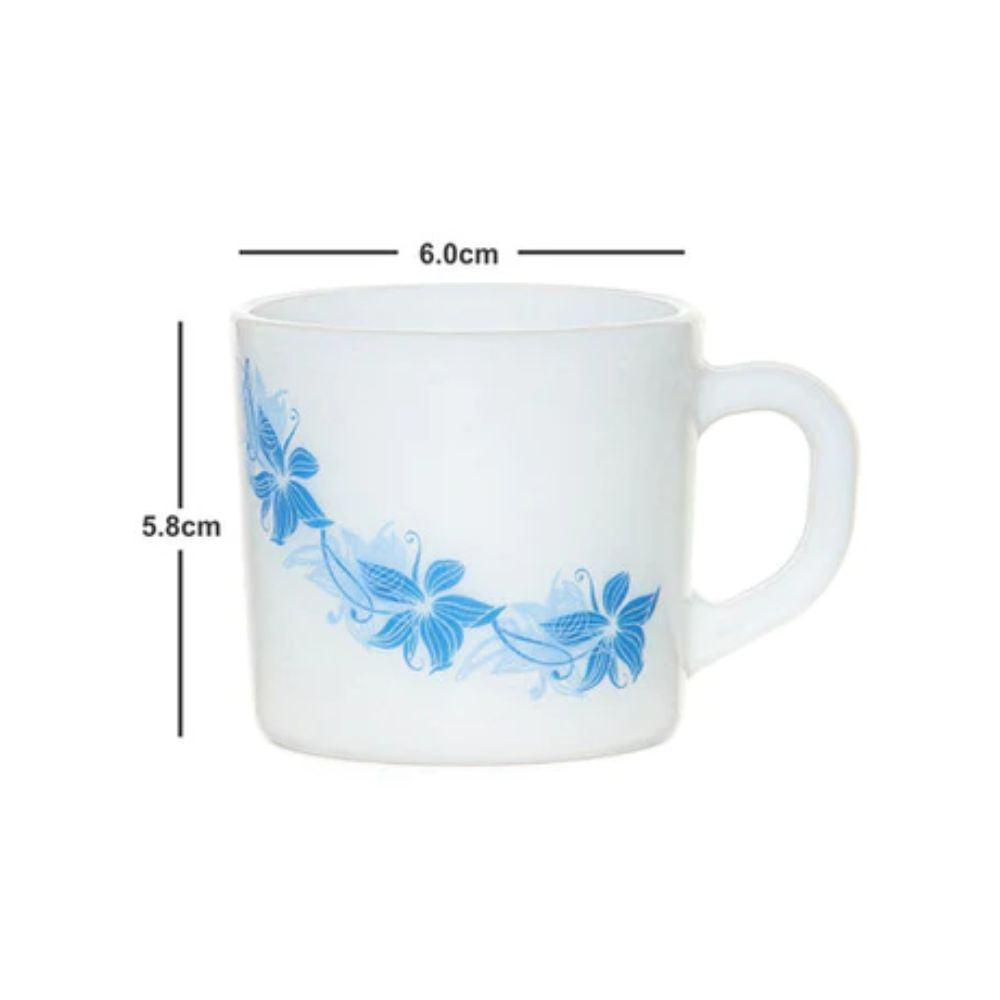 Cello Opalware Stella 100 ML Small Mug - 4