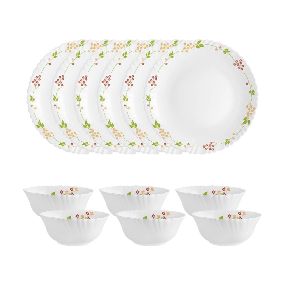 Cello Opalware Dazzle Series - Secret Garden Dinner Set - 9