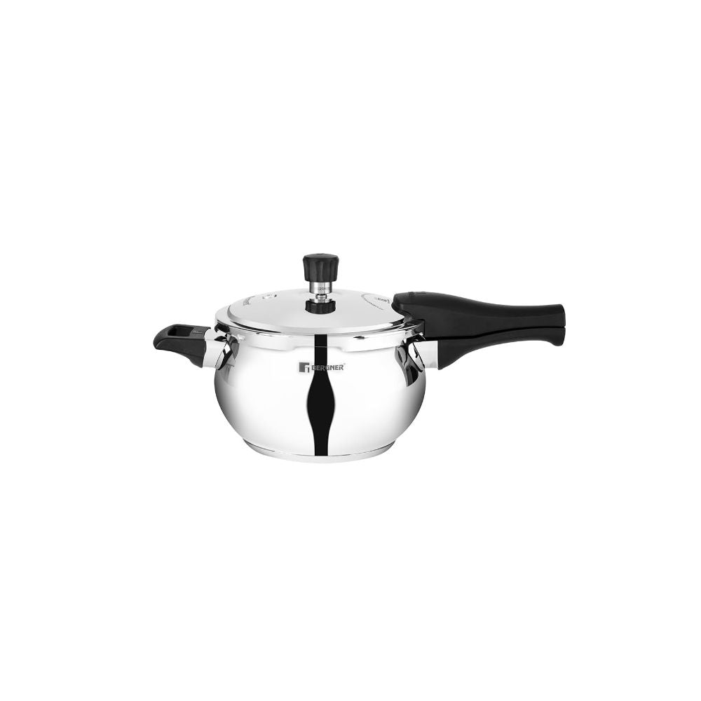 Bergner Pura Stainless Steel Outer Lid Pressure Cooker - 2