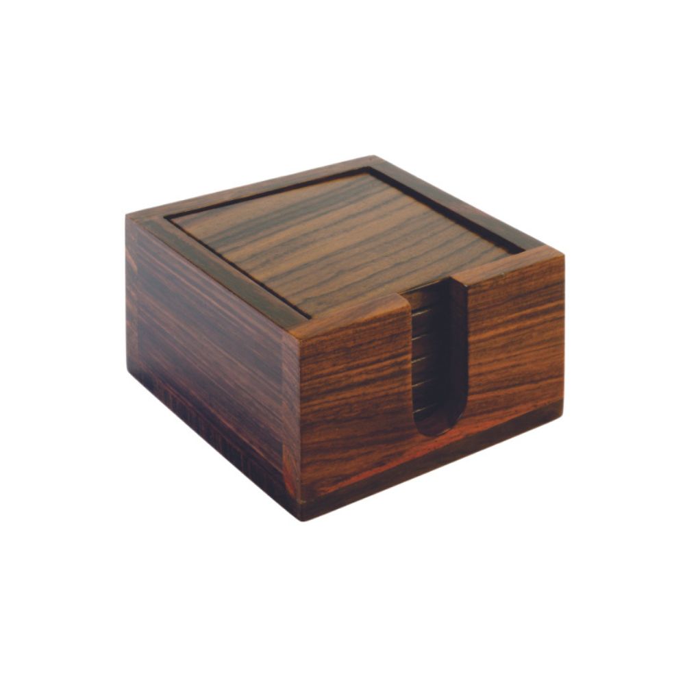 KVG Rose Wood Tea Coaster - 4