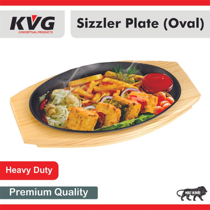 KVG Oval Sizzler Plate - 3
