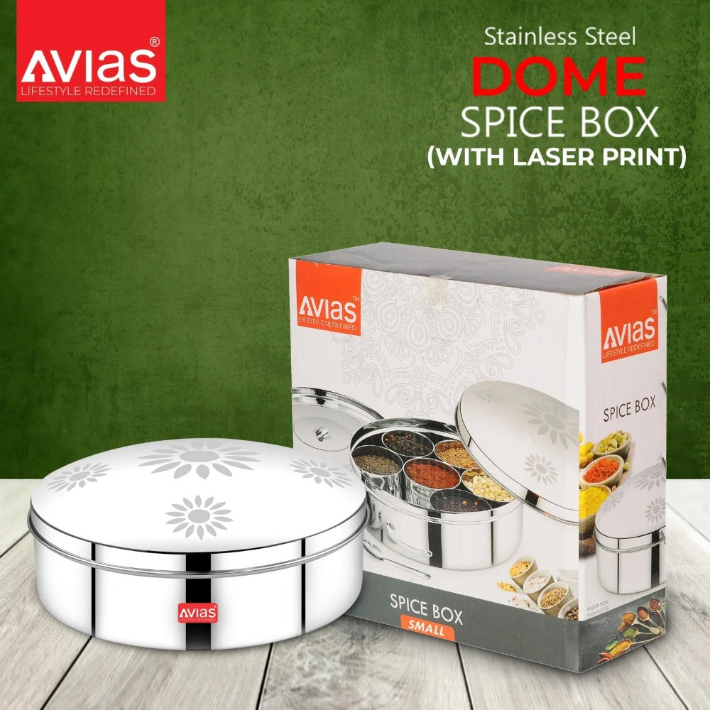 AVIAS Dome Stainless Steel Spice Box-5