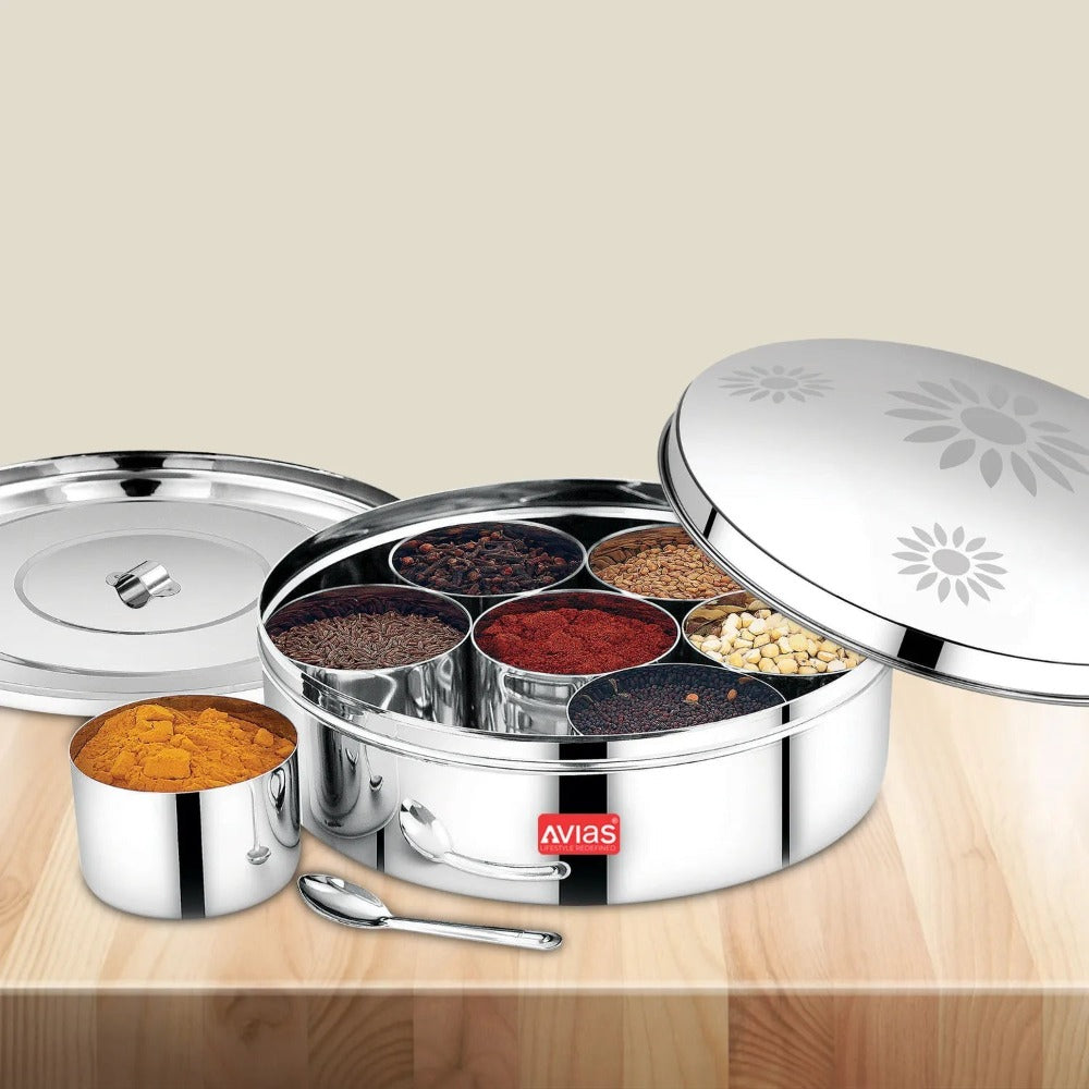 AVIAS Dome Stainless Steel Spice Box-1