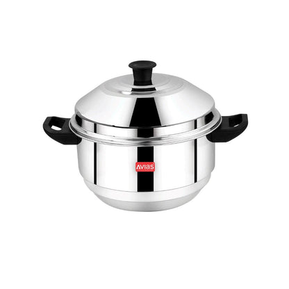 AVIAS Stainless Steel Excello Idly Pot | Induction and Gas Compatible | Idli,Dhokla & Patra-12