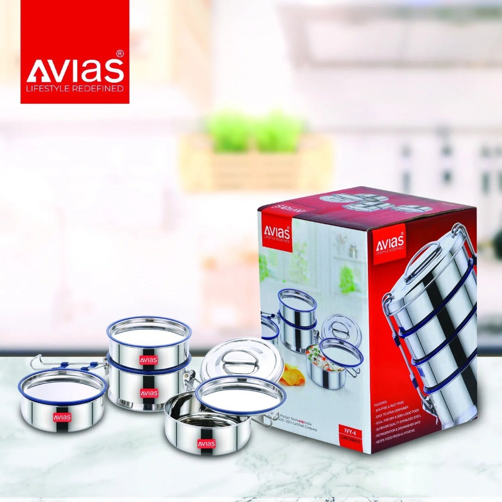 AVIAS Ivy Lunch Box | Silver-12