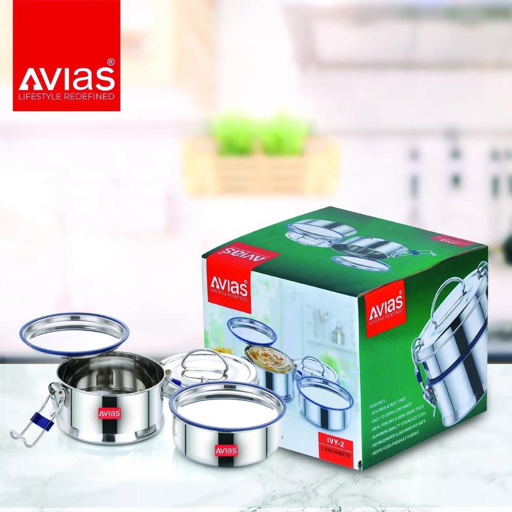 AVIAS Ivy Lunch Box | Silver-13
