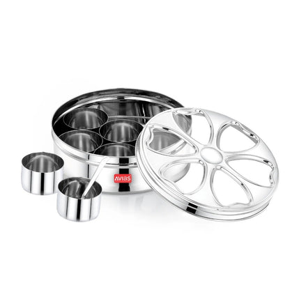 AVIAS Stainless Steel Petal Spice Box-5