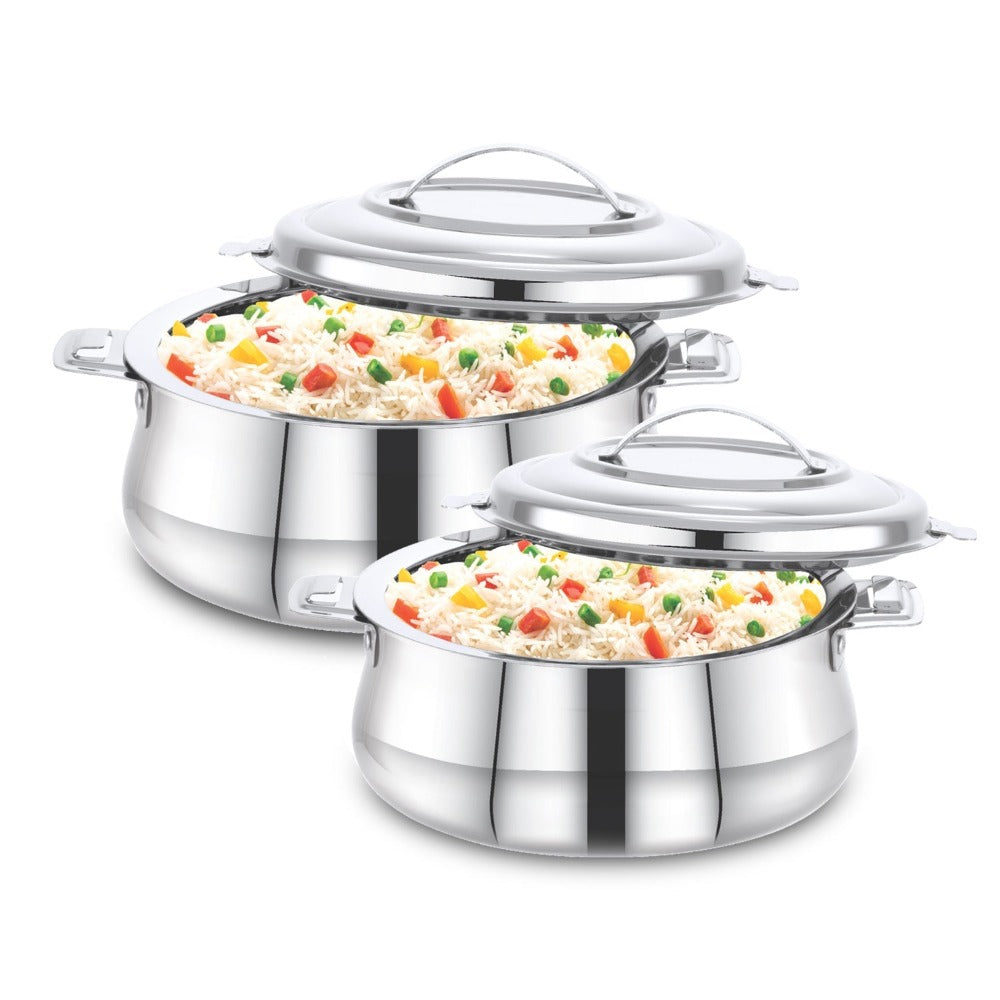 AVIAS Riara Stainless Steel Casserole Set | Silver-3