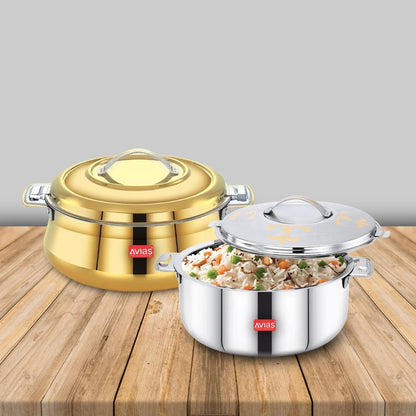 AVIAS Festive Riara Casserole Set | Emerald | Golden-1