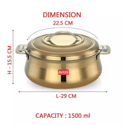 AVIAS Festive Riara Casserole Set | Emerald | Golden-8