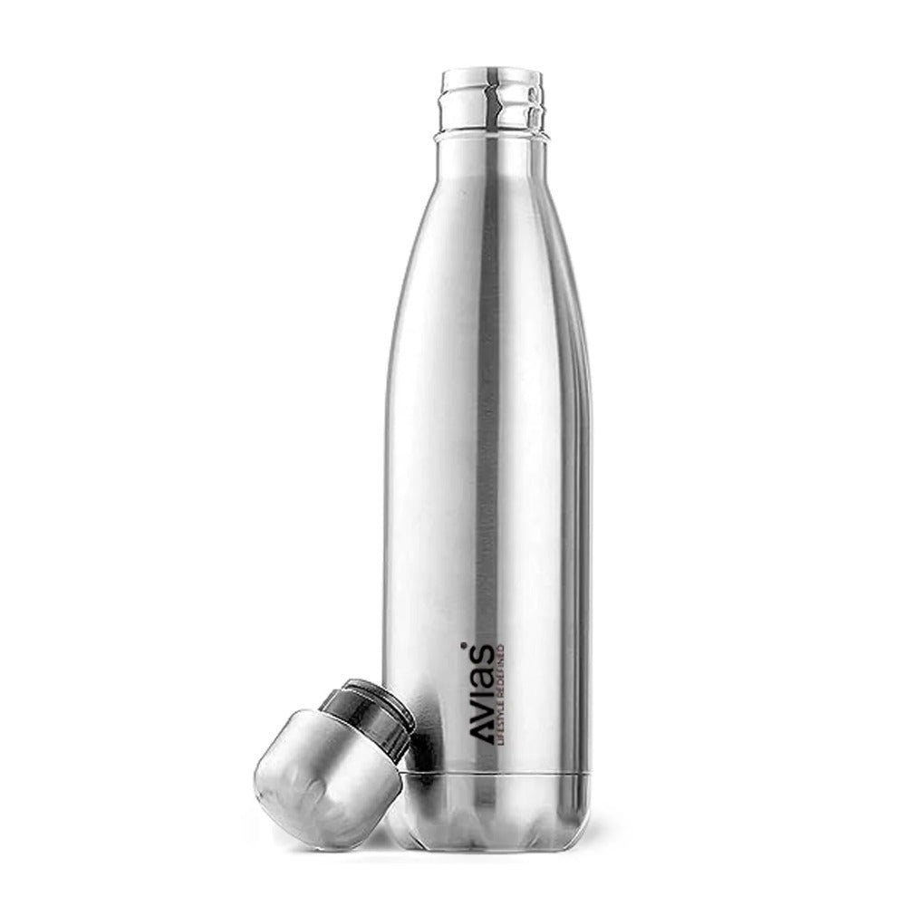 Evita Premium Stainless Steel Vacuum Insulated Flask Water Bottel | Silver -2
