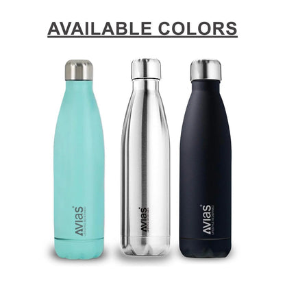 Evita Premium Stainless Steel Vacuum Insulated Flask Water Bottel | Silver -5