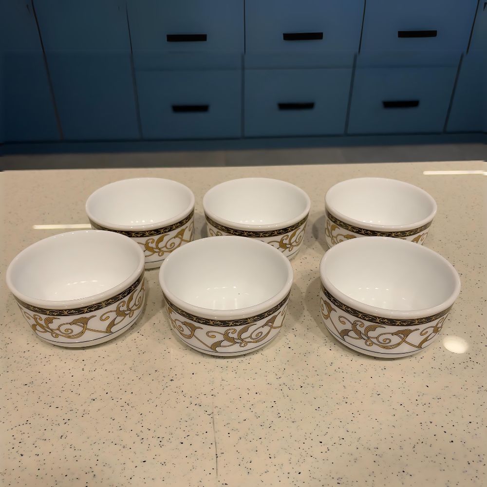 Larah by Borosil Royale Multi Katori | 6 Bowls - 3