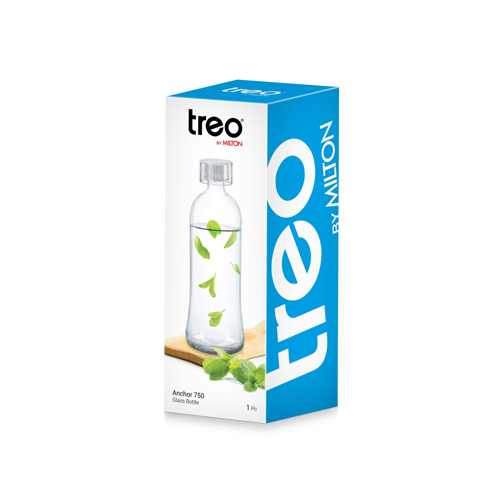 Treo by Milton 750 Anchor Glass Bottle | Transparent | 1 Pc