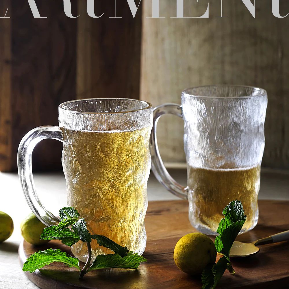 The Artment Minimal Frosted 350 ML Beer Mug Set - 1
