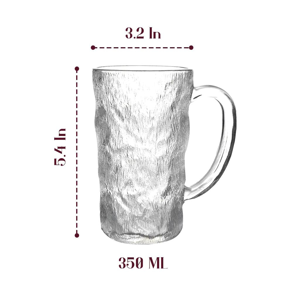 The Artment Minimal Frosted 350 ML Beer Mug Set - 7
