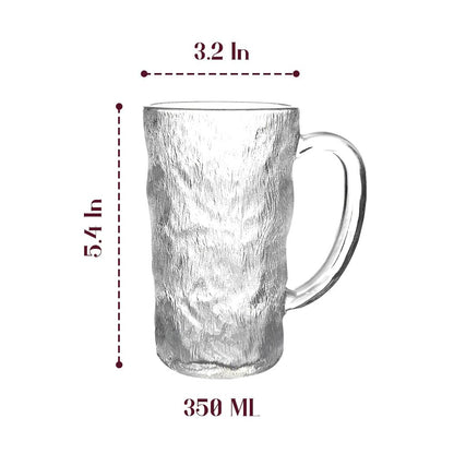 The Artment Minimal Frosted 350 ML Beer Mug Set - 7
