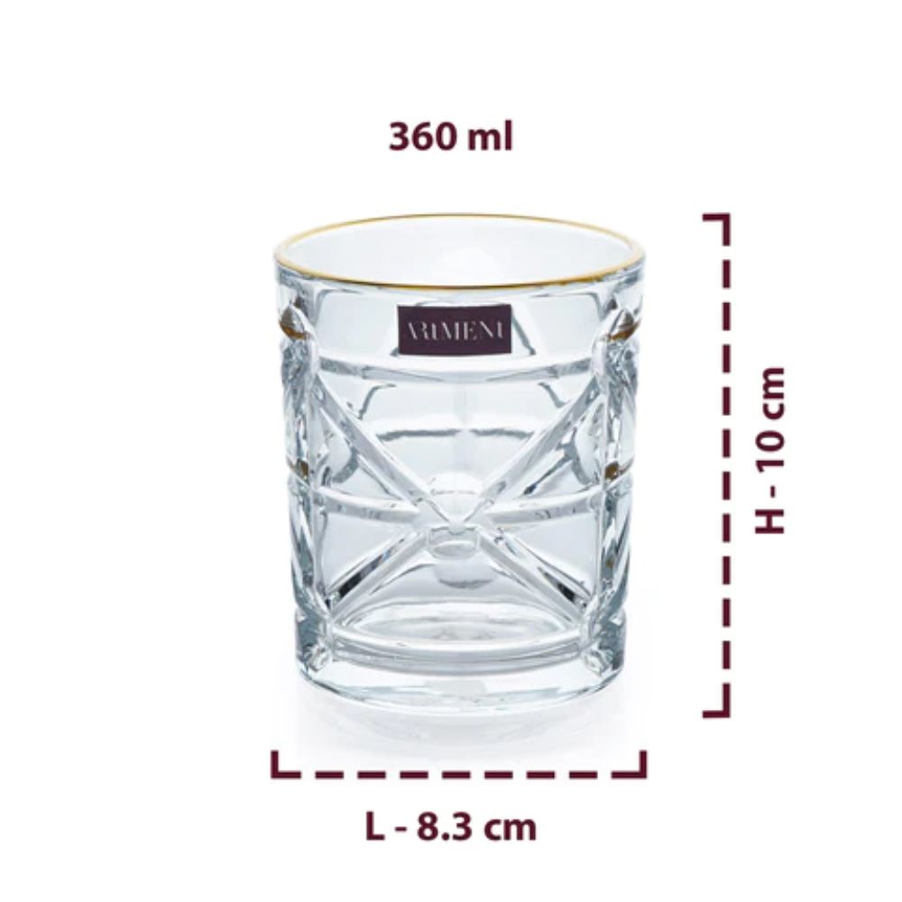 Artment The Crossroads 360 ML Whiskey Glass Set - 7