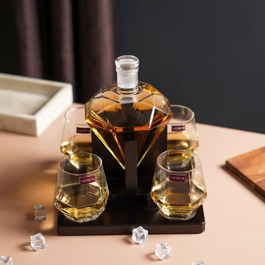 The Artment The Savant Diamond Whiskey Decanter Set - 1