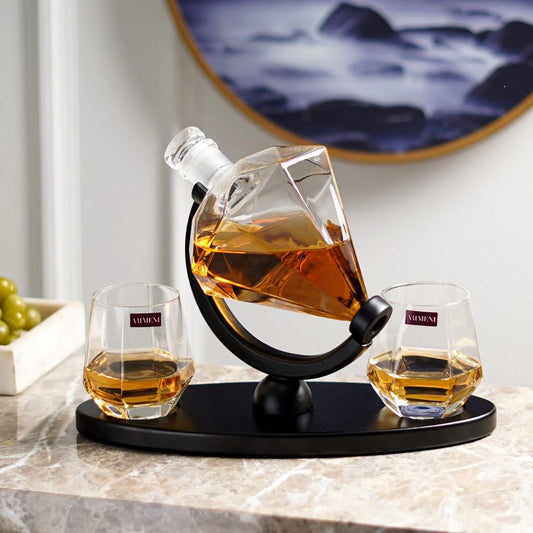 The Artment Diamond Elegant Whisky Decanter Set - 1