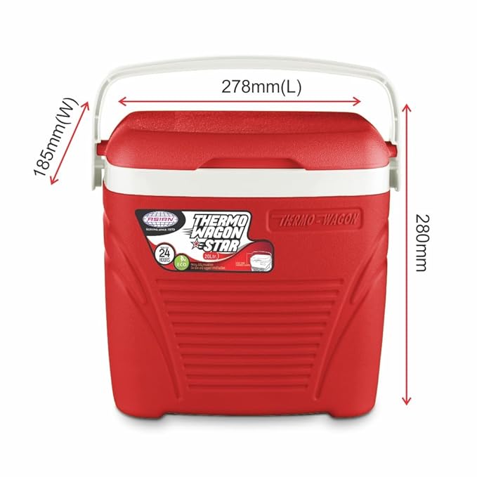 Asian Thermo Wagon Star 20 Liter Insulated Chiller ice Box from RasoiShop. Perfect for Picnic and ColdDrinks