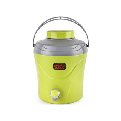 Cello Puro Cool Plastic Insulated Water Jug - Green - 6 Litre - 9