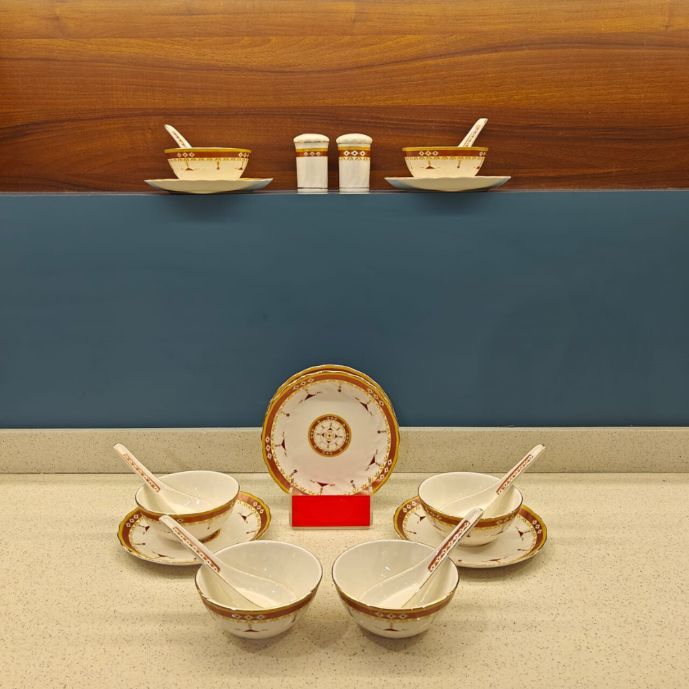 Oasis Luxury Pratibha Dinner Set - RSMETL - 4