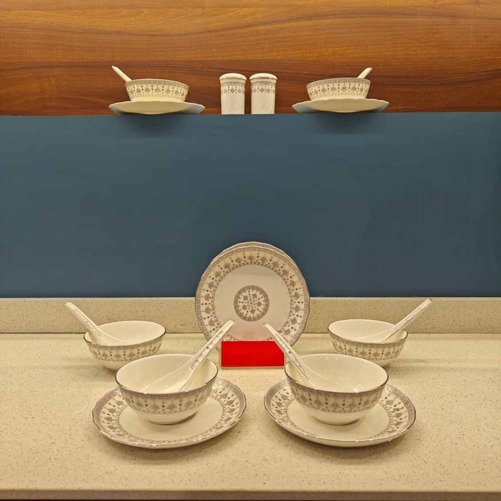 Oasis Luxury Pratibha Dinner Set - RSMETL1 - 4