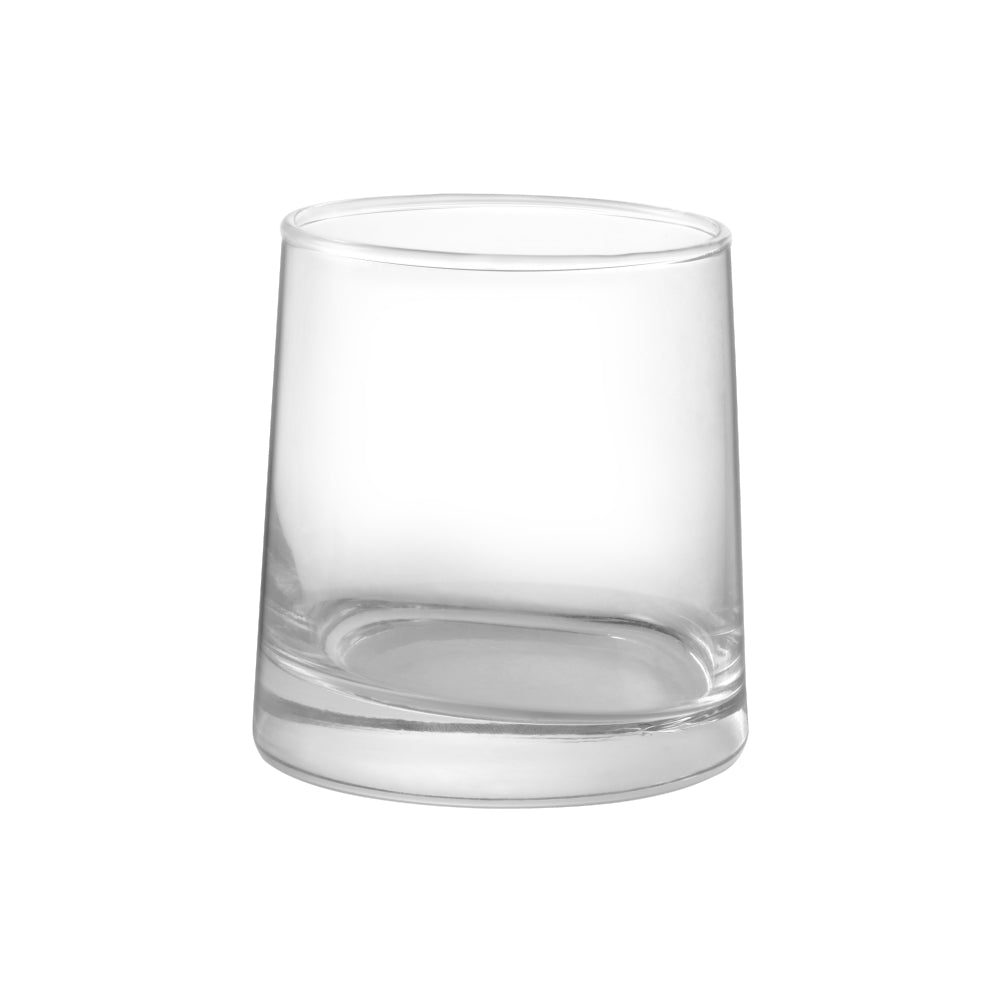 Treo by Milton Grace On The Rocks 245 Glass Tumbler | Transparent | Set of 6 Pcs