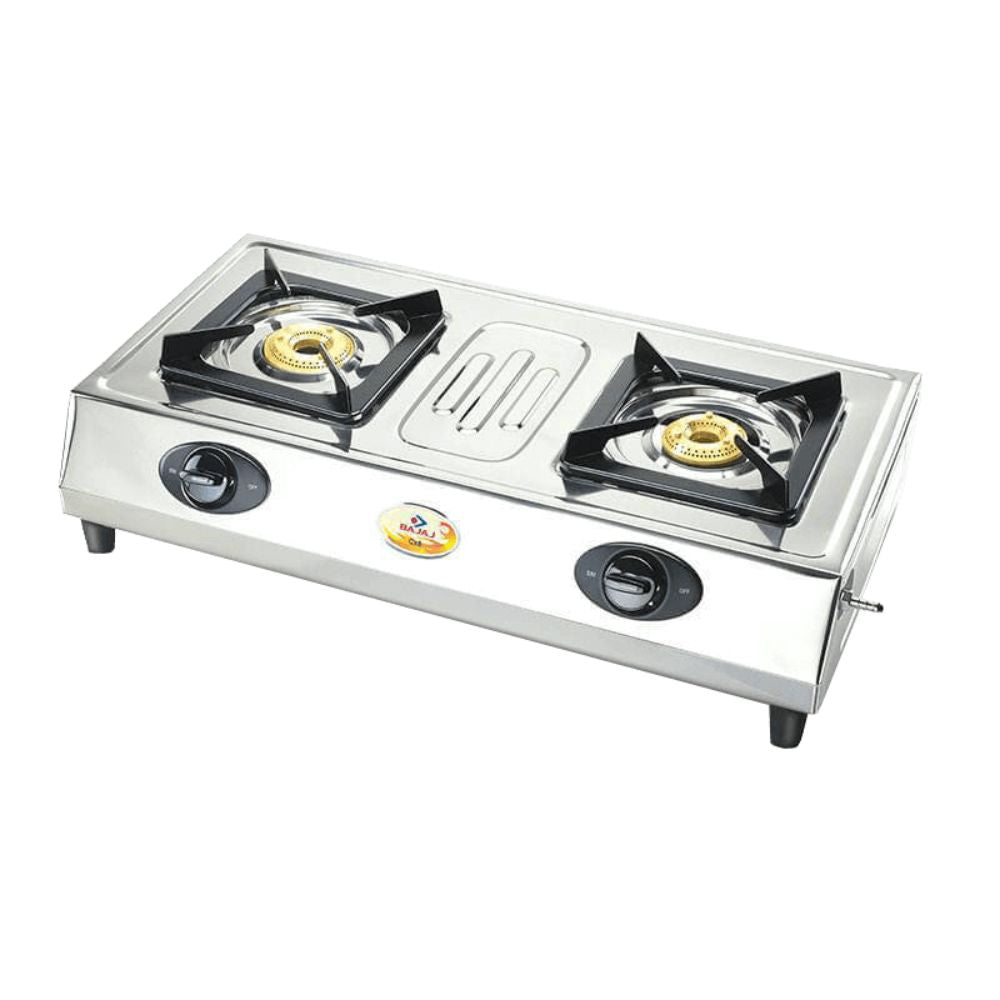 Bajaj CX8 2 Burner Stainless Steel Gas Stove - 2