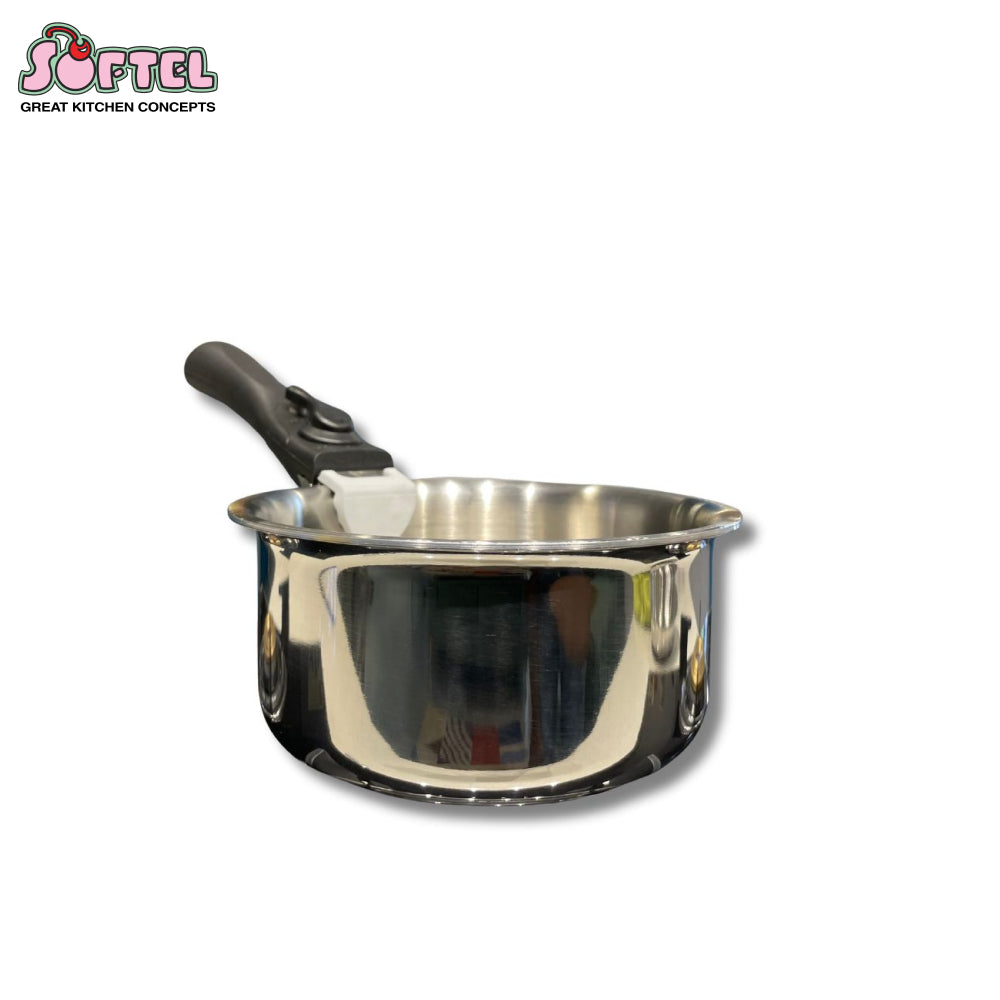 Softel Tri-Ply Stainless Steel Saucepan with Removable Handle | Gas & Induction Compatible-7