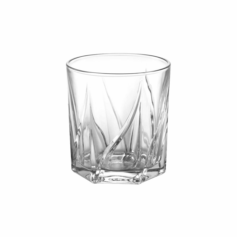 Treo by Milton Ignis On The Rocks 350 Glass Tumbler | Transparent | Set of 6 Pcs