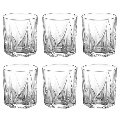 Treo by Milton Ignis On The Rocks 350 Glass Tumbler | Transparent | Set of 6 Pcs