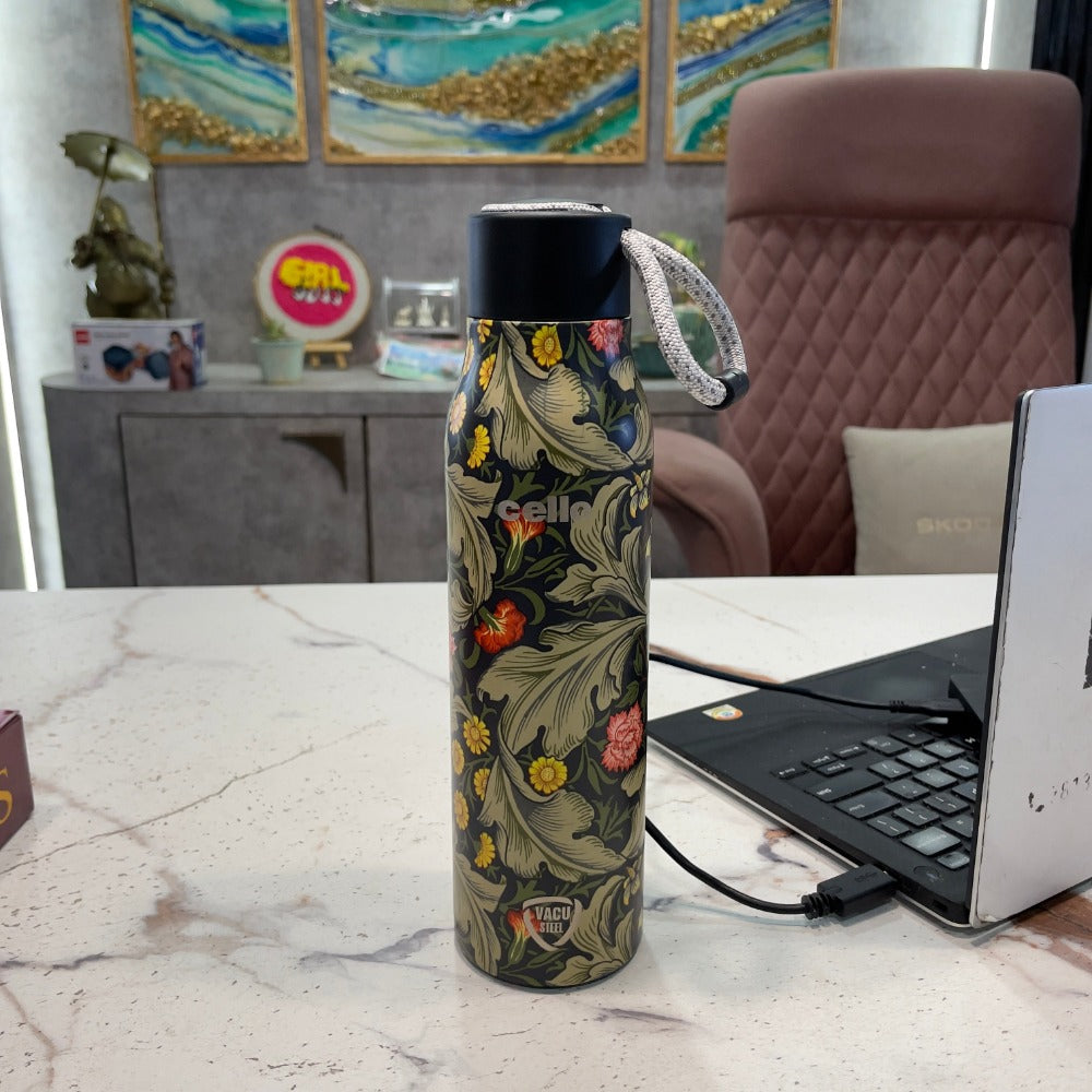 Cello Deezee Flora 750 ML Stainless Steel Water Bottle-4