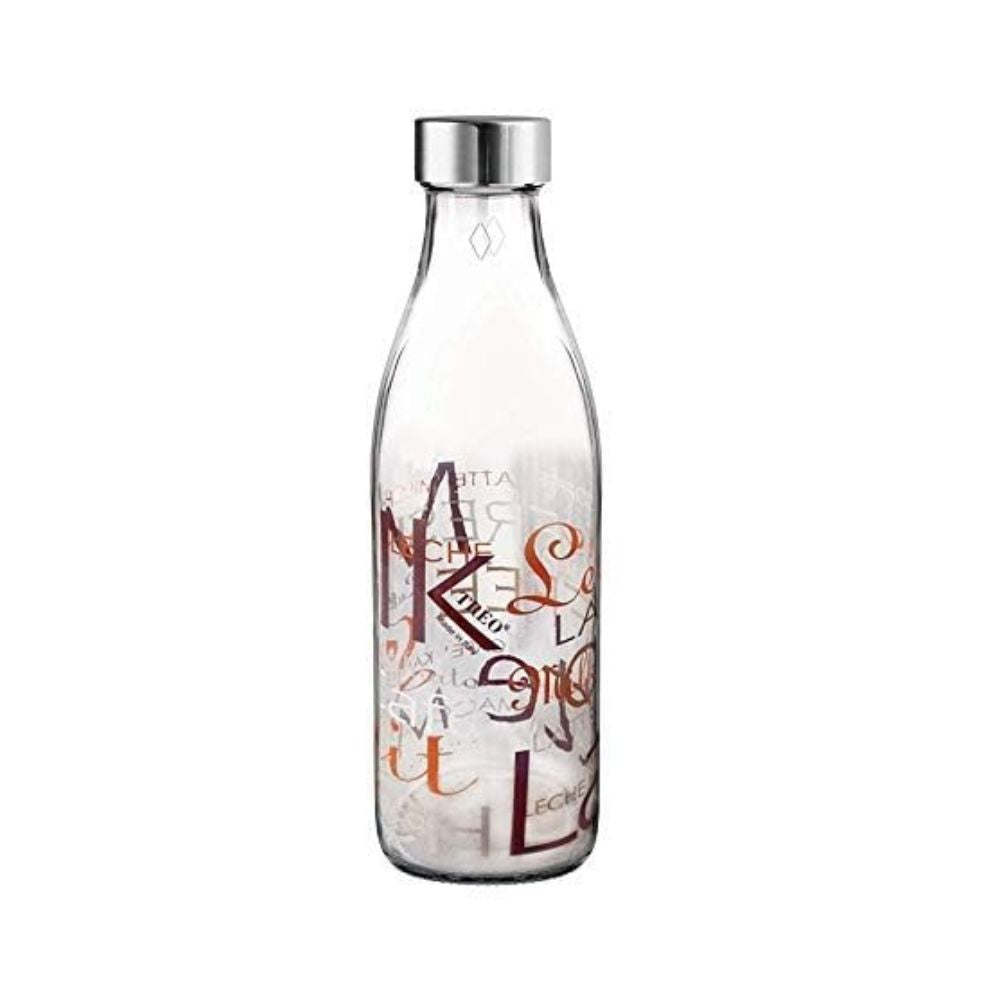 Treo by Milton 1000 Ivory Premium Glass Bottle | Transparent | 1 Pc