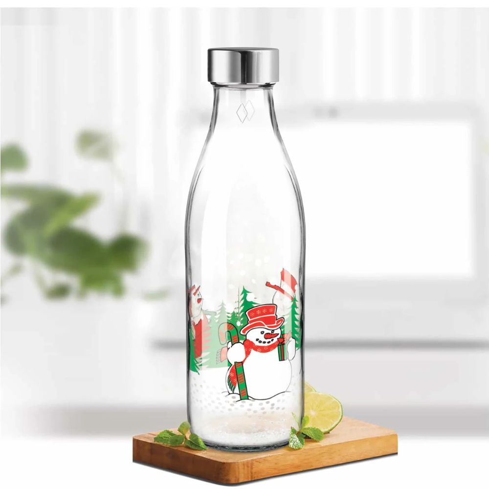 Treo by Milton 1000 Ivory Premium Glass Bottle | Transparent | 1 Pc