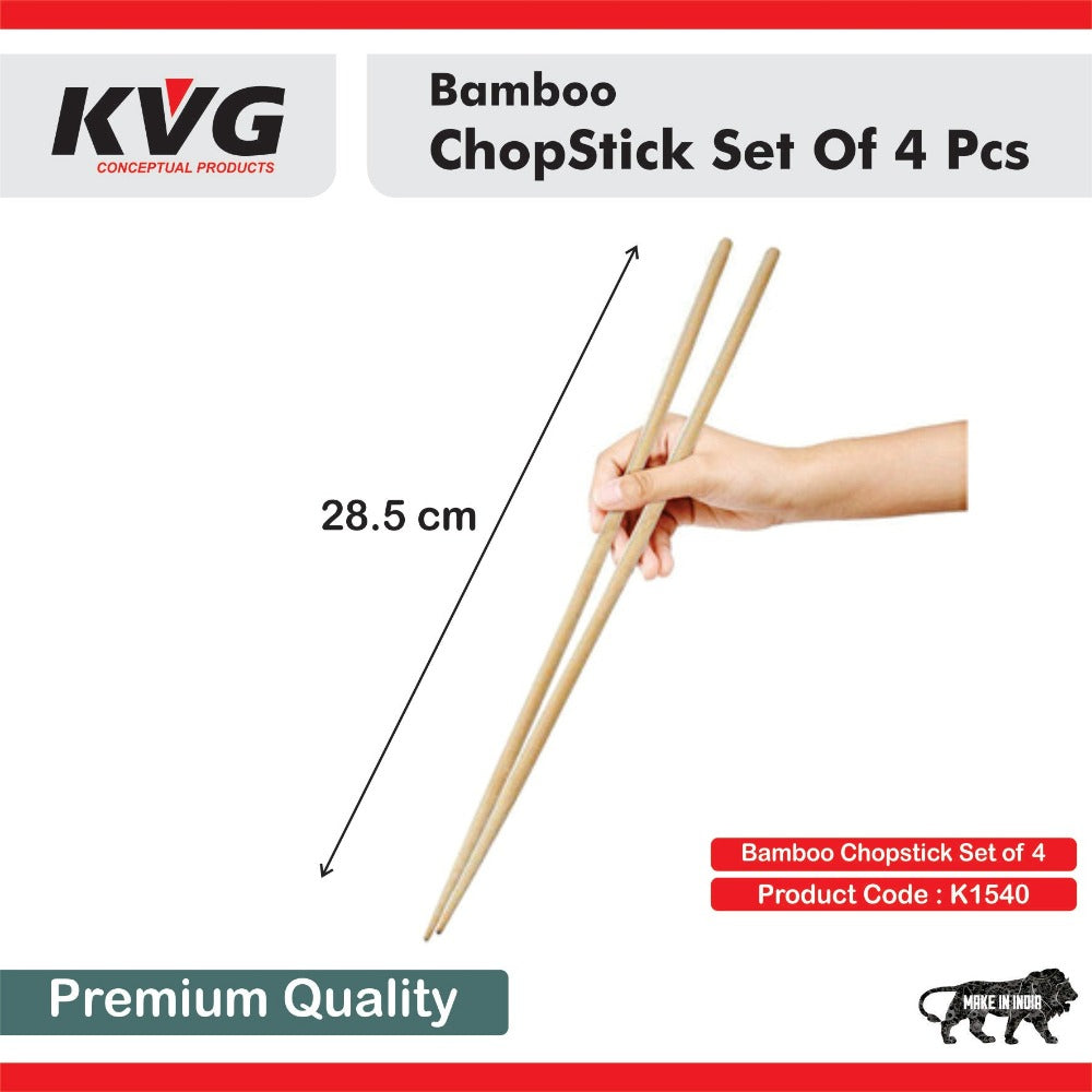 KVG Bamboo Chopsticks Set - 2