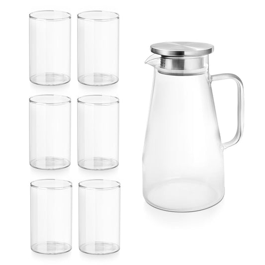 Treo by Milton Borosilicate Iconic Lemon Set | Set of 7 Pcs