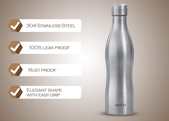 Milton Campa Stainless Steel Water Bottle | 1 Pc